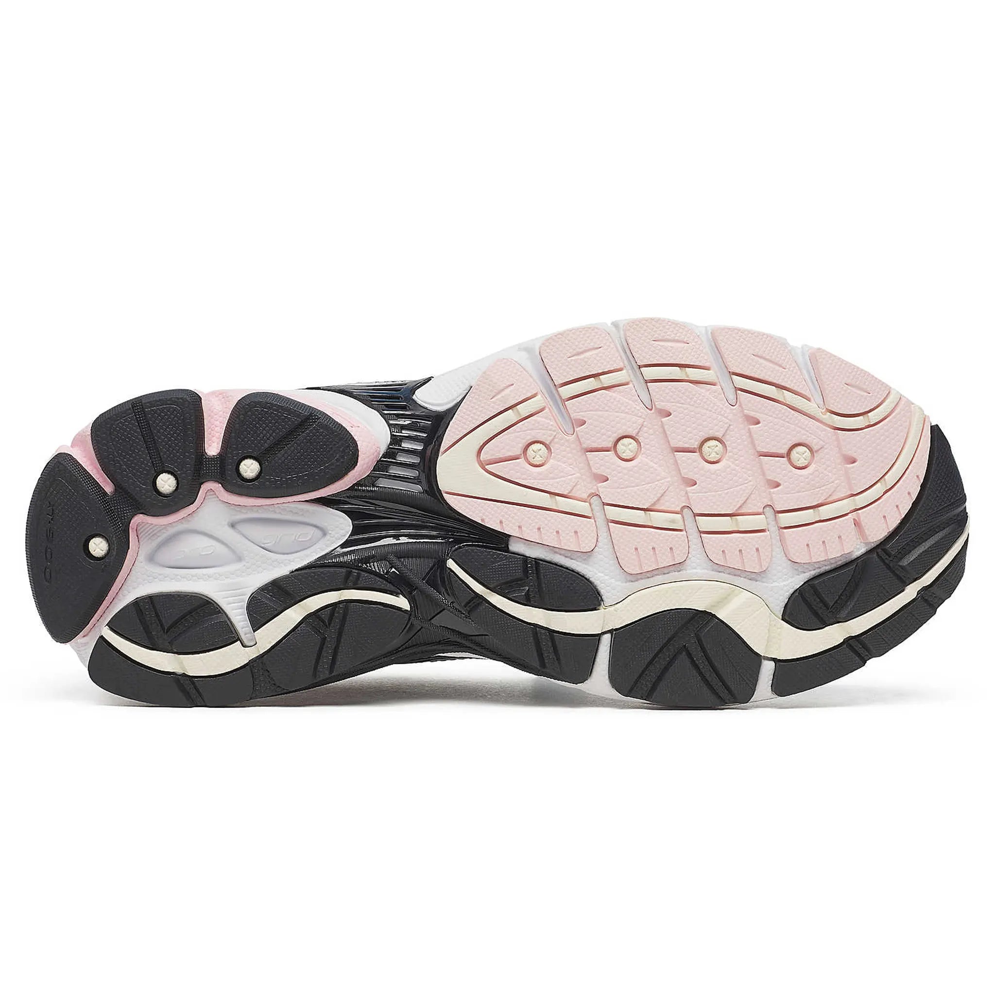 Sole View of Saucony Progrid Omni 9 Silver Pink S70739-16